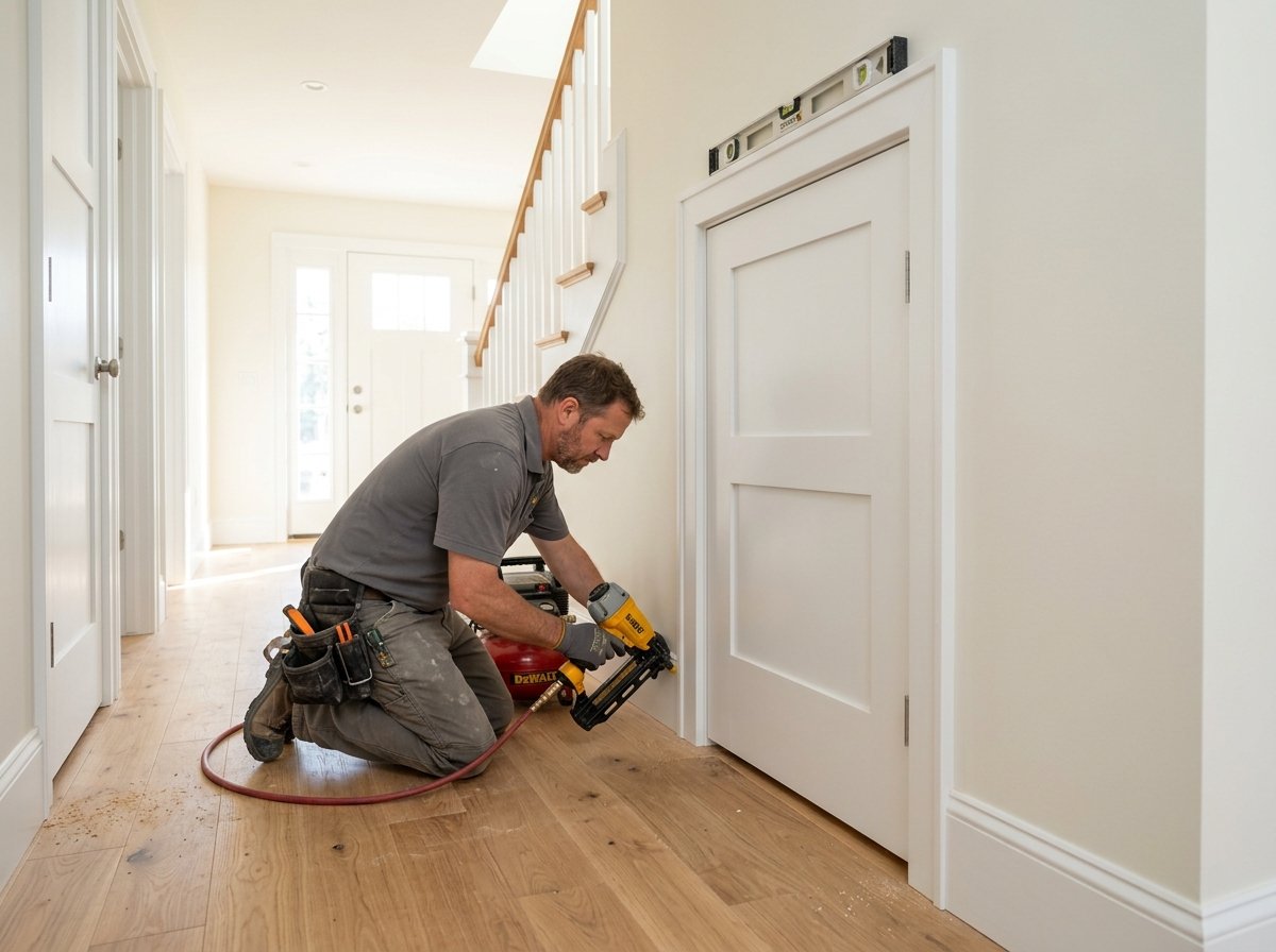 Door and trim installation
