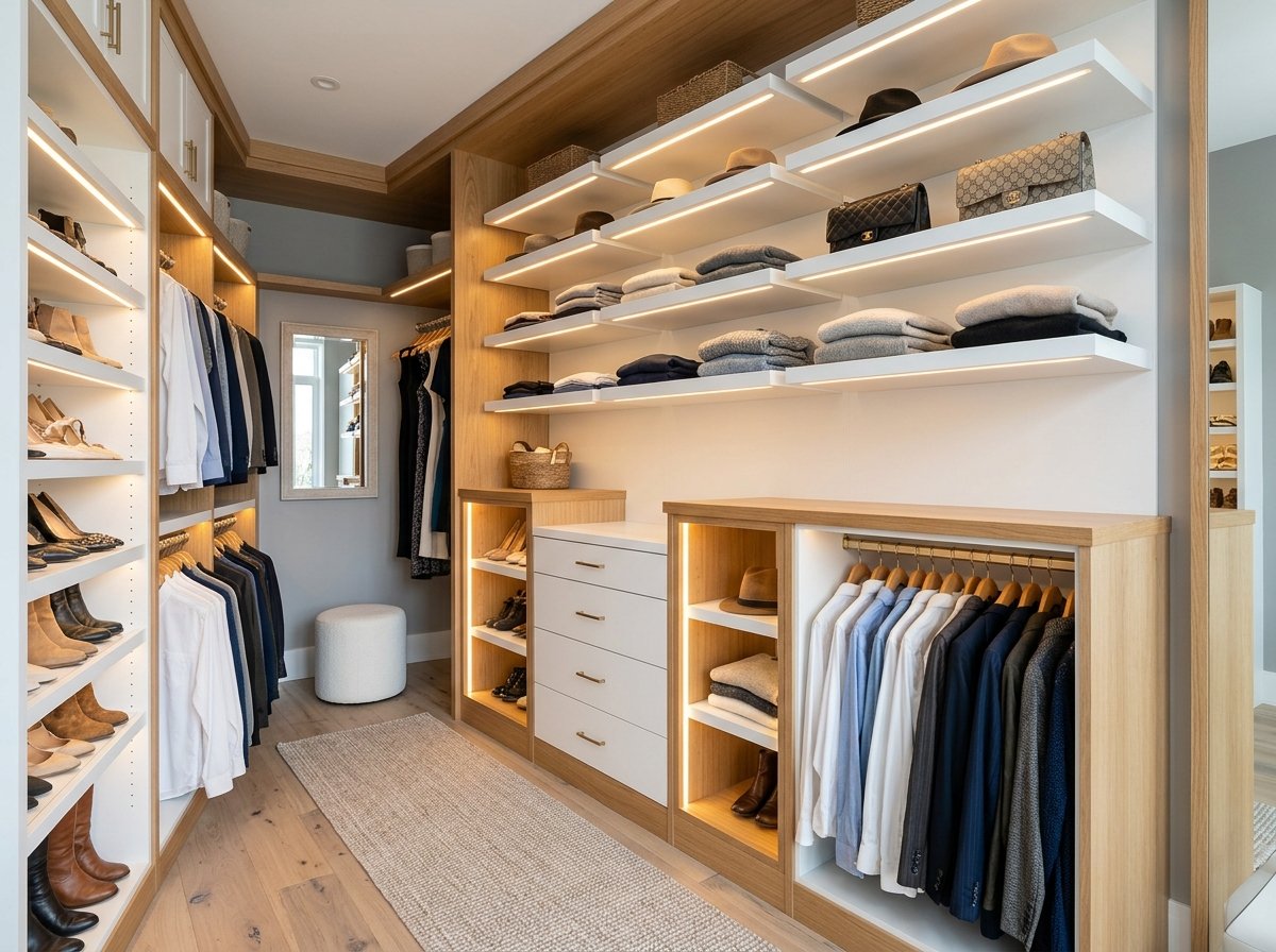 Shelving and closet systems